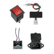 Kompaktiškas 12V įtampos reguliatorius Elektrinio purkštuvo valdiklis 4-pcs - aluminum lid