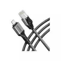 AXAGON ADE-CM20 USB-C 5Gbps - Gigabit Ethernet adapter with integrated CAT6 RJ-45 network cable (2 m), Asix AX88179B