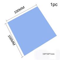 High Thermal Conductivity Thermal Pad 100x100mm 1.0mm Silicone for SSD Hard Drive Heat Dissipation 1PC gray