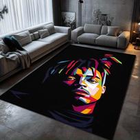 Juice WRLD 999 Carpet 3D Legend Rapper Star Rug for Living Room Bedroom Home Decor,kids Play Non-slip for Sofa Doormat 50x80cm