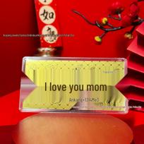 Pure Gold 999 Commemorative Banknote - Success & Prosperity Gift for Mother's Day 520 Moderate Gold Content brown