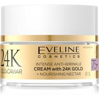 Eveline Cosmetics 24k Gold & Caviar Cream with 24K Gold kremas nuo raukšlių 75+ 50 ml