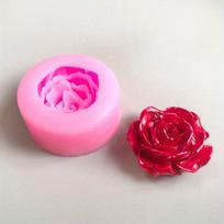 Silikoninė 3D forma DIY rankdarbiams - Rožės žiedo dizainas, Ideali muilo gamybai, rankdarbiams, dekoratyviniams rankdarbiams, Patvari silikoninė forma, Silikoninės rankdarbių formos pink