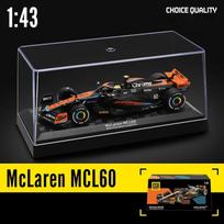 1/43 McLaren F1 MCL60 lenktyninio automobilio modelis Vitrina Vaikų žaislinis automobilis Kolekcionuojami daiktai Dovana Berniukui Namų dekoras Miniatiūrinis automobilis black