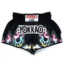 YOKKAO Muay Thai Bokso Šortai Vyrams Moterims Treniruočių Kovos Sporto Salė Greitai Džiūstantys Kovos Sporto XS black