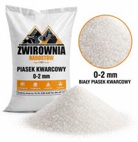 Baltas kvarcinis smėlis smėlio dėžei 0–2 mm, 20 kg