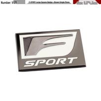 Lexus IS200T NX CT200 FSPORT Car, Rear, and Side Emblems gray