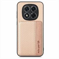 Skirta Xiaomi Redmi Note 15 Pro Plus 5G RFID odinis kortelių dėklas Magnetinis galinis dangtelis Mi telefonui Redmi Note 14 Pro 15Pro+ Funda Atsparus smūgiams RedmiNote14ProPlus5G abrikosas