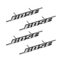 Automobilio Aliuminio 3D Metalinis Ženklelis BOSE Hi-Fi Garsiakalbis Garso Stereo Ženklinimo Dekoruoti Lipdukas Ženklelis Emblema Lipdukai Automobilio Stilizavimas 4Pcs-grille