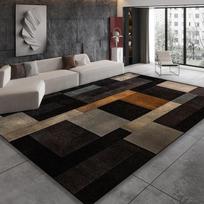 Modernus abstraktus geometrinis svetainės kilimas Neslystantis didelio ploto miegamojo grindų kilimėlis Vidaus patalpų kilimas Namų dekoracija 80x120cm 31x47inch gray