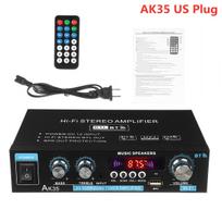 AK35 800W Namų skaitmeniniai stiprintuvai Garsas 110-240V Žemieji dažniai Garsas Galia bluetooth stiprintuvas Hifi FM automatinė muzika Žemųjų dažnių garsiakalbiai AK35 US Plug juoda