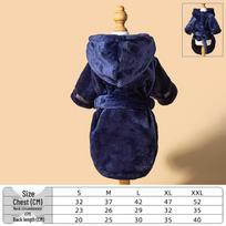 Hot-Selling Pet Robe Dog & Cat Clothing for Pomeranians L black