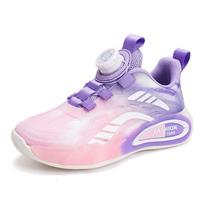 Hot Selling Kids Sport Shoes For Boys Running Sneakers Casual Sneaker Breathable Mesh Children Fashion Shoes Light Walking Shoes 33 violetinė