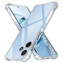 Shockproof Silicone Clear Case For Xiaomi Redmi 13C 12C Note 13 12S 12 Pro Plus Speed Turbo Ultra Thin Transparent Soft Cover REDMI NOTE 12 Turbo white