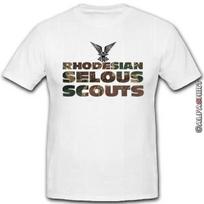Hot Sell Fashion Rhodesian Selous Scouts Army Army Elite Unit Liberation War T Shirt ONeck T Shirt L white