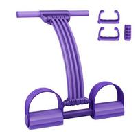Pedal Resistance Band 8-Tube Pedal with Handle Ankle Puller C