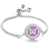 Jewelry Accessories Open Locket Aroma Diffuser Bracelet Openable Perfume Aromatherapy Bracelet Style 9 white