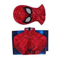 Spider-Man 4 Cosplay Costume New Day Cosplay Peter Parker Halloween Jumpsuit Spiderman Bodysuit XS black