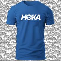 Hoka sporto logotipas vyriški marškinėliai S-5XL PAGAMINTA JAV Unisex marškinėliai S blue
