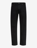 Calvin Klein - Slim Straight Jaguar Black Jean - Įprasto kirpimo džinsai - Juoda