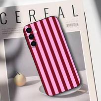 Bordo rožių dryžuotas telefono dėklas, skirtas Samsung Galaxy A73, A72, A71, A70, A53, A52, A51, kitiems. Minkštas juodas dangtelis Samsung a32 4g