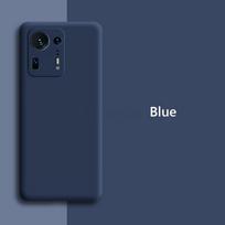 For Xiaomi Mi Mix 4 Case Liquid Silicone Soft Camera Protection Cover On For Xiomi Xiaomi Mi Mix 4 Mix4 Phone Case For Xiaomi Mi Mix 4 mėlyna