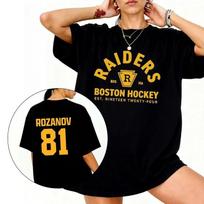 Ilya Rozanov 81-Boston Raiders Tee,Hudson Williams Connor Storrie Shirt L white