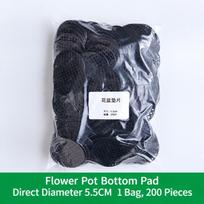 500/400/300/200/100/50/40Pcs Thickened Pot Hole Mesh Pad Anti-leak Soil Pad  Indoor Plants Round-5.5cm-200pcs