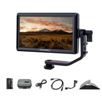 FEELWORLD S55 V2 DSR Kameros lauko monitorius su 3D Mažu Full HD 1920x1152 Vaizdo HDMI F550 ir Saugykla 5,5 colių LUT, IPS, Pagalbos, 4K, Įvestis/Išvestis gray