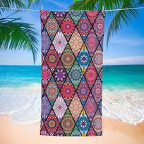 Microfiber Blanket Quick Drying Beach Towels, Oversized Absorbent Quick Drying Easy To Carry Beach Bath Towel Travel Holiday Mat 75x150cm