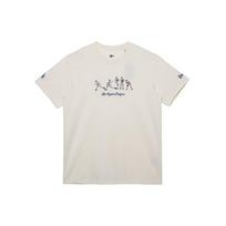 New Era SS22 Cartoon Letter Pattern T-Shirt Unisex T-Shirts Ivory 13274205 XXL