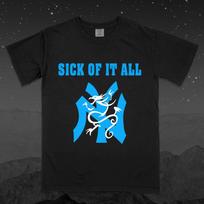 Sick of It All Band T-Shirt, Comfort Colors Hardcore Merch L black