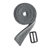 Dirbtinės vilnos diržas, atsparus dėvėjimuisi dekoravimo aksesuaras stilingas dirbtinis paltas, skirtas mokyklai One Size gray