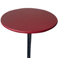 Apvalus 60–130 cm vandeniui atsparus staltiesės stalo užvalkalas, elastinė apsauga 70cm vyno raudonos spalvos