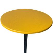 Apvalus 60–130 cm vandeniui atsparus staltiesės stalo užvalkalas, elastinė apsauga 80cm geltona