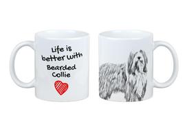 Bearded Collie, Highland Collie, Mountain Collie - cup with a dog, cup with a photo, personalized gift from the Art-Dog brand balta