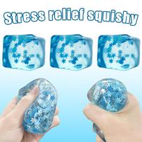 Selling Snowflake Ice Beads Squeeze Toy Slow Rebound Stress Ball Decompression Vent Toy Surprise Gift In Stock United States