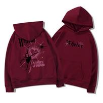 25 Autumn Winter Best-selling Trend Spider Print Men Women Hooded Sweatshirt Daily Outdoor Vacation Casual Loose Warm Sportswear 2XL