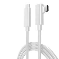 3M 5M USB 3.2 Gen1 Type-C to Type-C Cable Fast Charging 5Gbps 90 Degree Link for VR Headset and Mobile Phone 5 meters balta