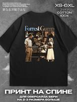 Forrest Gump Back Print T-shirt M gray
