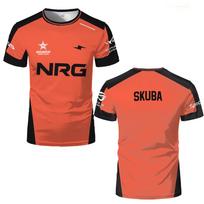 2025 NRG Esports Surge Jersey Valorant Champions Paris Training Uniform  Children's Fan Customizable Short-Sleeve T-Shirts 160 black