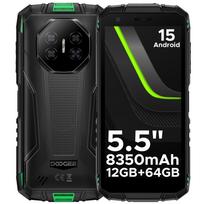 DOOGEE Fire 3 Atsparus telefonas 5,5  HD+ ekranas 12GB+64GB 8350mAh baterija 13MP kamera Widevine L1 NFC IP68 Android 15 Išmanusis telefonas