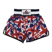Boxing Shorts Men Women Kids MMA Training Fight Printed Kickboxing Athletic Kid 2XL Suggested Height 130 blue