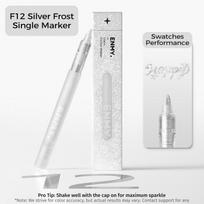 12pcs Glitter Shiny Pens Set Bling Sparkling Highlighter Marker 7mm Brush for Drawing Painting Art School Metallic Glitter