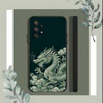 dragon  Phone Case For Samsung S25,S24,S21,S22,S23,S30,Ultra,S20,Plus,Fe,Lite,5G Black Cover Samsung S235G black