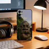 Funny Meme Style Phone Case For Samsung S25,S24,S21,S22,S23,S30,Ultra,S20,Plus,Fe,Soft Silicone Black Cover Samsung S22ULTRA5G gray