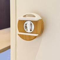 Suction Cup Wall Mount Socket Holder  Removable Reusable Power Strip Rack Punch Free for Bedroom Kitchen brown