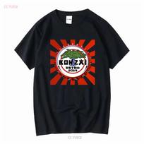 Nauji Marškinėliai Bonzai Records Logotipas Juokingi Amerikietiški JAV Dydis S XL vintage Skalbti Universalūs Minkšti Madingi Viršutiniai Drabužiai Kasdieniam Dėvėjimui XL red