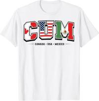 C.U.M 2026 Kanados JAV Meksikos marškinėliai L white