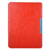 Kobo Glo N613 6 Inch Ebook Case Magnetic PU Leather Cover Shockproof Stand Slim Protective Shell Kobo Glo N613 raudona